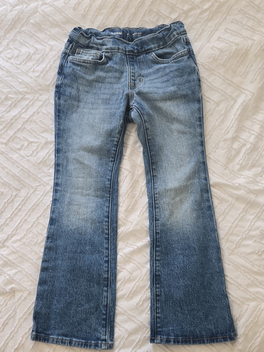 Old Navy Girls Light-Mid Blue Flare Jeans